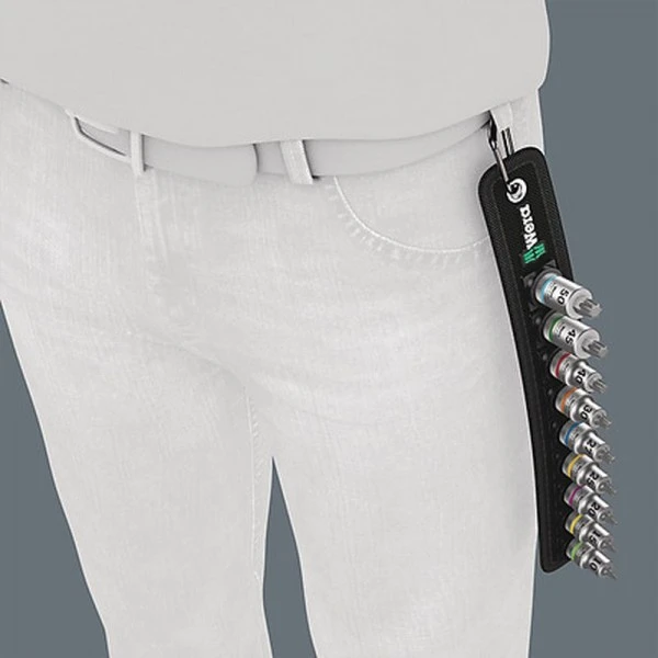 Wera Zyklop Bitnuss-Satz, Haltefunktion Belt B 3, 05003972001 - Image 9