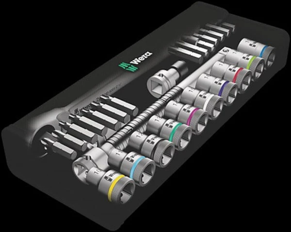 Wera Durchsteckvierkant 1/2"-Antrieb, Metrisch 8100 SC 7, 05004077001 - Image 2