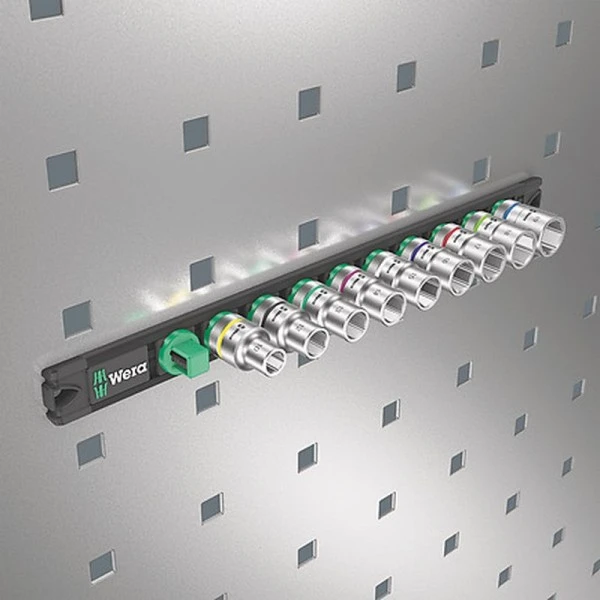 Wera Zyklop Steckschlüsseleinsatz-Satz, 1/2" Nuss-Magnetleiste C 4, 05005460001 - Image 7