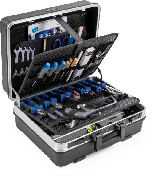 B&W ABS Werkzeugkoffer Flex Loops Black, 120.03/L