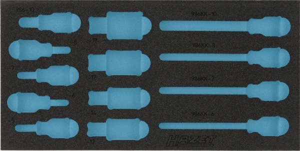 Hazet 2K-Weichschaum-Einlage, 163-220L