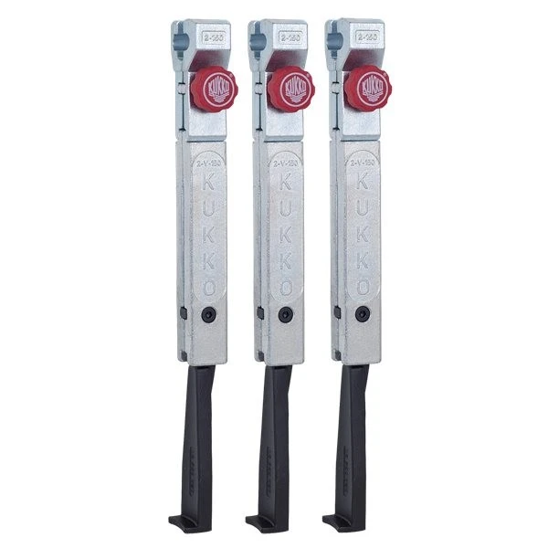 Kukko Schlanke S-Abzughaken Mit Schnellverstellung, 3-303-S
