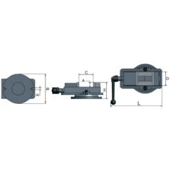 Optimum Präzisions-Maschinenschraubstock FMSN 100, 3354110