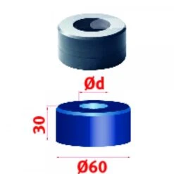 Metallkraft Rundmatrize Nr.60 Ø 34,2 Mm, 3889334,2