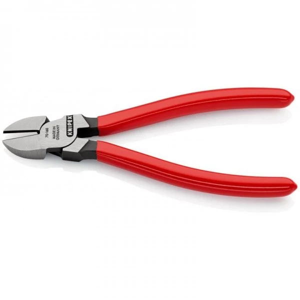 Knipex Seitenschneider Schwarz Atramentiert Mit Kunststoff überzogen 160 Mm, 70 01 160 - Image 2