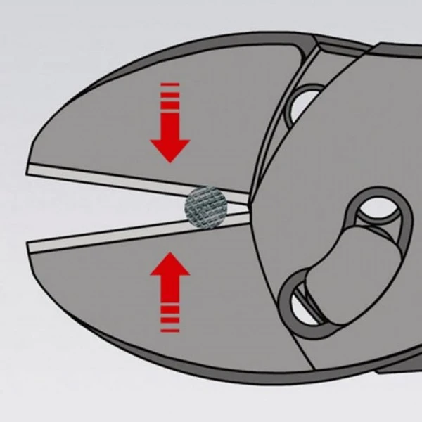 KNIPEX TwinForce Hochleistungs-Seitenschneider 180 Mm, 73 72 180 - Image 5