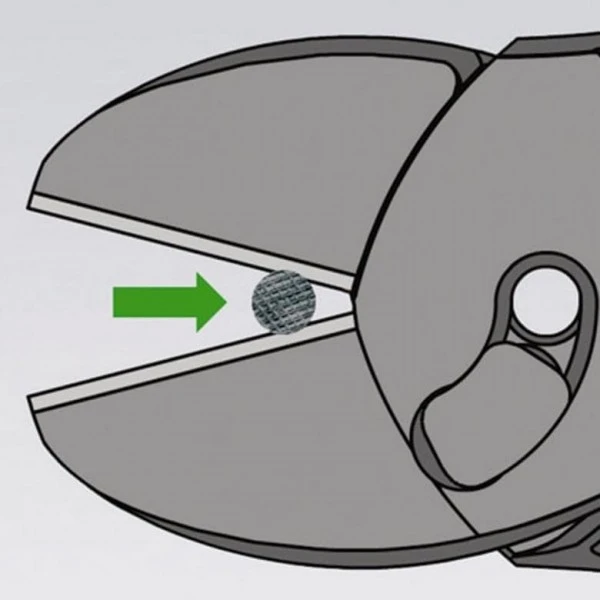 KNIPEX TwinForce Hochleistungs-Seitenschneider 180 Mm, 73 72 180 - Image 6