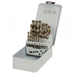 KS Tools HSS-G Co 5 Spiralbohrer-Satz,25-tlg.Kunststoffkassette, 330.3623