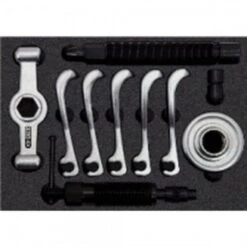 KS Tools Hydraulik-Radnabenabzieher-Gelenkwellenausdrücker,11-tlg., 700.1400