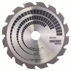 Bosch Kreissägeblatt Construct Wood, 230 X 30 X 2,8 Mm, 16 2608640635