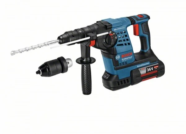 Bosch Akku-Bohrhammer SDS GBH 36 V-LI Plus,mit 2 X 4.0 Ah Li-Ion Akku 0611906002 - Image 2