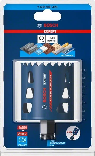 Bosch EXPERT Tough Material, 64 X 60 mm. Für Dreh- Und Schlagbohrer 2608900430 - Image 3