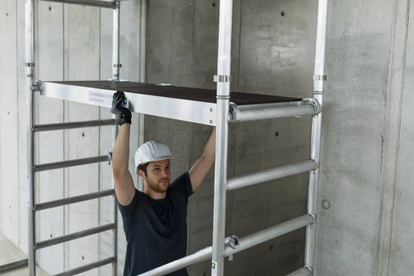 Günzburger Aluminium-Rollgerüst Mit Fahrbalken*, Plattformen Im 2m-Abstand, 154845 - Image 2