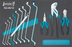 Hazet Werkzeug-Satz Doppel-Ringschlüssel, 163-59/12