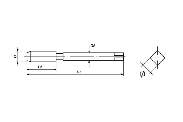 V-COIL STI-Gewindebohrer 2-tlg. - M 30 X 2,0 V03055 - Image 2